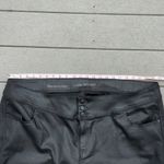 Lane Bryant NWT  High-Rise Super Stretch Skinny Black Coated Jeans Size 28 Photo 6