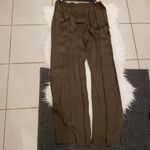 Trina Turk ππ Adonia Wide-Leg Palazzo Pants Olive Green Large L NWT Photo 7