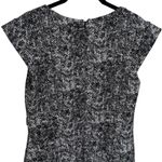 White House | Black Market WHBM Black & White Micro Polka Dot V-Neck Midi Pencil Dress Career Church Size 8 Photo 5