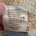 J.Crew Vintage Sherpa Lined Zip Hoodie Sweatshirt Beige Size Small Photo 12