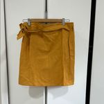 ZARA Mustard Wrap Skirt Photo 2