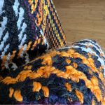 Anthropologie NVLT Millie Orange Multi Plaid Tweed Mid Length Coat Wool NEW Photo 11