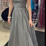 Beautiful Silver Prom Dress NWT Size XS Photo 2