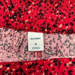Old Navy Red Midi A-Line ditay floral Skirt Resort Wear Photo 1