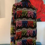 Vue Point by Jordan Vintage Black Polyester Top Shirt Women's Size 1X 14 16 Photo 3