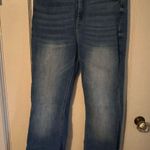 Zenana Outfitters Bootcut Jeans Raw Hem,  Size 28 Medium Wash Photo 1