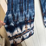 Roll Over Waist Tie Dye Wide Leg Pants Size Medium W 12.5 Photo 3