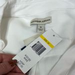Alexander Jordan White Button Front Blouse Supersoft Rayon Shirt Size M NWT Size M Photo 1