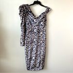 Lavish Lice Lavish Alice Leopard Print Velvet Dress US 6 Photo 4