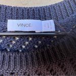 Vince Navy Sleeveless Chunky Knit Sweater XS New Photo 5