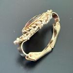 Vintage Unsigned Victorian Lady Portrait Cameo Scarf Clip 9g. Gold Photo 7