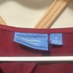 Vera Wang Elegant Burgundy Sleeveless Top Size Small Photo 1