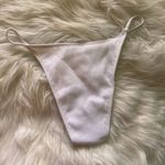 Minimale Animale  White Ribbed Women's bikini bottom NEW Photo 2
