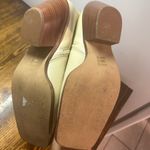 Anthropologie  Off White Heeled Squared Toe Boots Size 9 (40) Photo 9