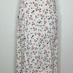 Final Touch Size Medium Button Down Floral Midi Skirt Photo 0