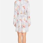 Johnny Was  Winery Floral Animal Print Wrap Sleep Robe Size M Photo 1