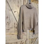 Philosophy  Turtleneck Knit Sweater Ivory Taupe Pullover Size Medium‎ Photo 2
