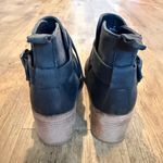 Free People  Back Loop Ankle Boot Black Leather 37 Photo 3