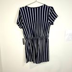 Justify 🆕  Navy Blue & White Stripe Romper Photo 5