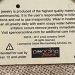 Emoji The Iconic Brand 16G acrylic earrings NEW Photo 3