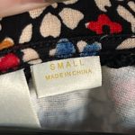 Anthropologie Maeve by Cap Sleeve Floral Print Tie Waist Back Wrap Blouse Photo 10