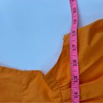 Odeeh sleeveless poplin dress orange sz 38 Photo 5