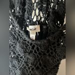 Aerie Black Crochet Maxi Dress Photo 1