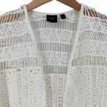 Rafaella NEW White Embroidered Lace Swim Cover-Up Cardigan Size Small Photo 1