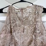 Alex Evenings Size 6 Long & Fit & Flare Dress Godet Detail w/all over Embroidery Photo 14