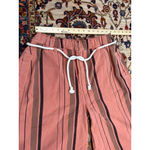 Pilcro  Anthropologie Striped Cotton Pull-On Lounge Shorts Women’s M Peach Boho C Photo 3