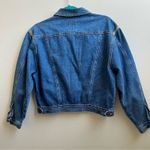 Mavis patchwork jacket embellished studded denim cotton jacket Size S Blue Photo 1