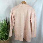 Magaschoni  Pink Knit Long Sleeve Open Front Cardigan Shacket Jacket S Photo 1