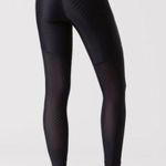 Alala black nitro basket weave mesh textured leggings S Photo 1