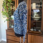 Divided H&M Blue & Black Marbled Crewneck Sweater Photo 2