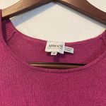 Armani Collezioni NEW women's 10 stretchy knit semi-see-thru cap sleeve top NWOT Photo 2