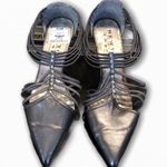 New York Transit  pewter silver bling strappy heel‎ Photo 0