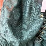 Cacique 26/28 Green Lingerie Chemise Slip Lace Sheer Adjustable Babydoll 4X Photo 2