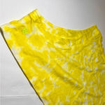 Lululemon NWOT  All‎ Yours Cropped Cotton Tank Top Tie Dye Yellow Size 12 Photo 6