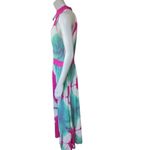 Busayo Collective Tie Dye Side Tie Neckline Dress With Pockets (8) Pink Photo 6