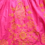 Anthropologie NWT Maeve Somerset Maxi in Pink Embroidered Edition Dress L Photo 6