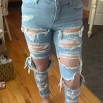 Parisian High Waisted Ripped Jeans Photo 0