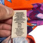 Free People Orange Keepin On Floral Stretch Jersey Slouchy Top SP Photo 11