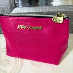 Betsey Johnson Pink Pouch with googly eyes and Gold Accents Photo 9