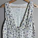 Reformation  Ceara Floral V-Neck Midi Dress Women's 8 White Blue Cottagecore NWOT Photo 8