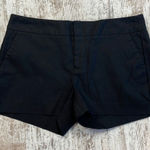 Banana Republic Factory NWT Black Hampton Fit 3” Cotton Shorts Size 6P Photo 0