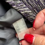 Calvin Klein  Womens Skirt Size 20W Purple Black Gray White Tweed Lined‎ NEW Photo 6