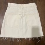 ZARA  Women’s Skirt Mini Denim White Small Photo 2