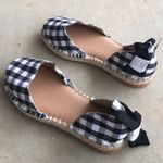 Torrid Black White Gingham Wrap Espadrille Flat Photo 7