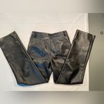 Wilfred Aritzia,‎  Faux Leather Pants, Black, 5 pocket, ankle, straight, Size 4 Photo 7