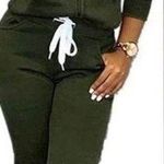 Women's Two Piece Outfits Sets Long Pants Casual Matching Clothing S,M Green Size M Photo 0